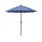 California Umbrella 7.5' Bronze Aluminum Market Patio Umbrella, Olefin Frost Blue 194061336540 - alternate 1